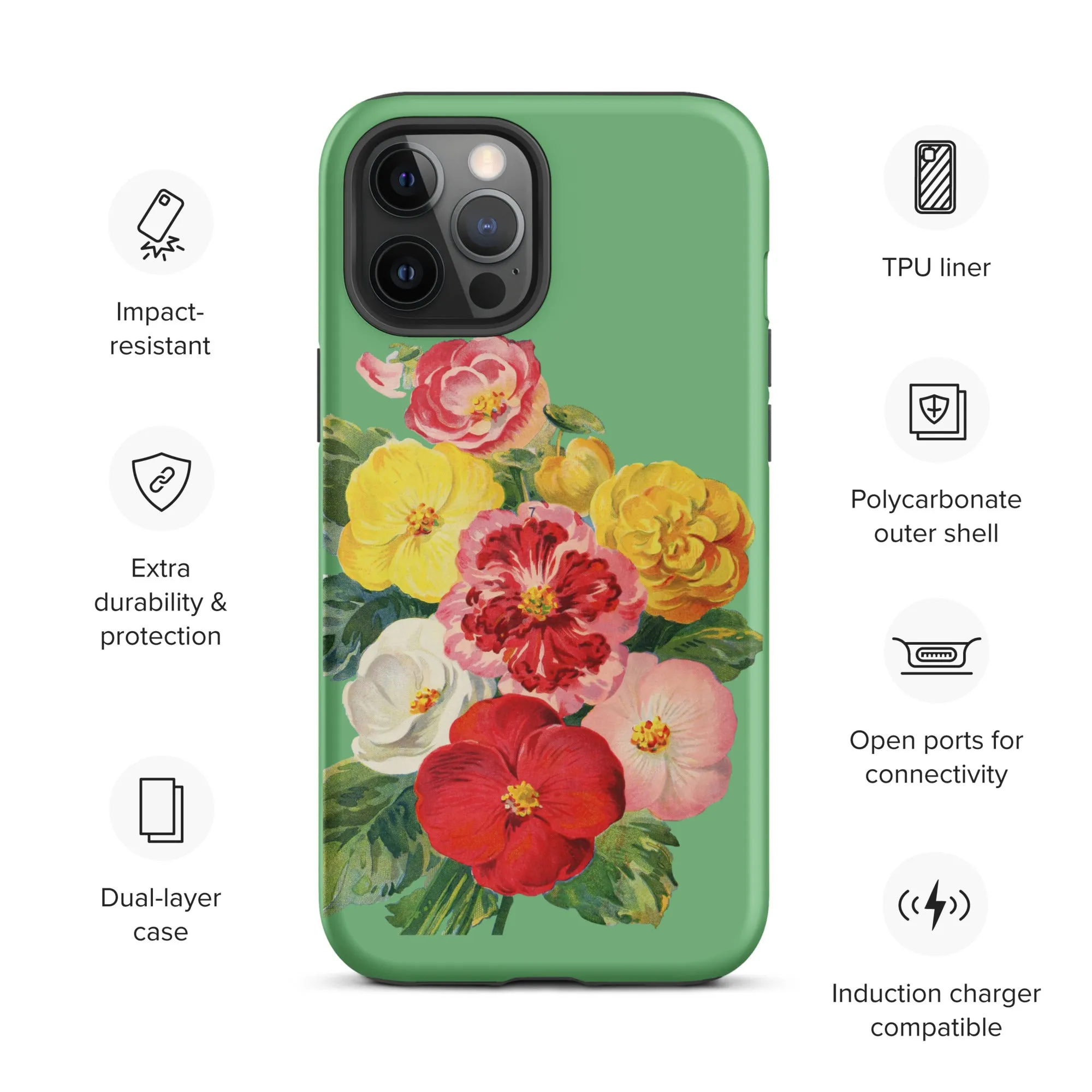 Vintage Flower  Tough iPhone case