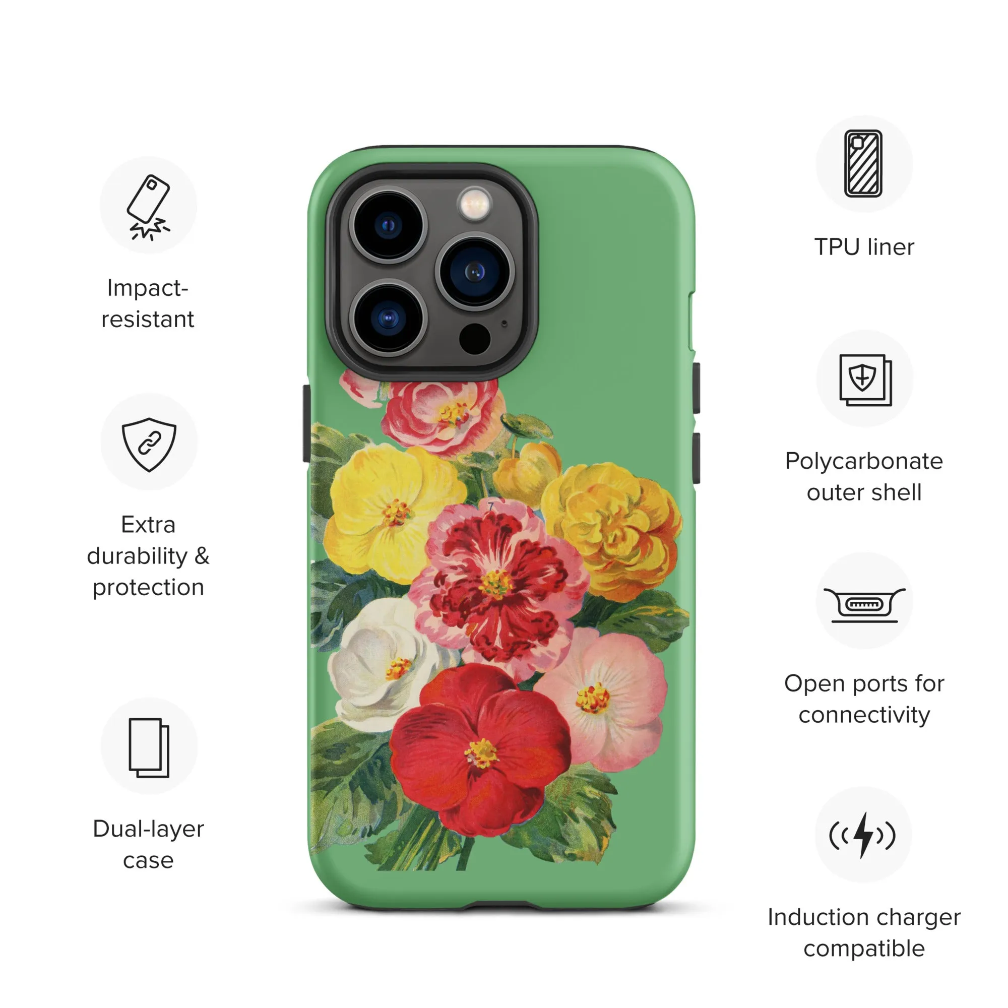 Vintage Flower  Tough iPhone case