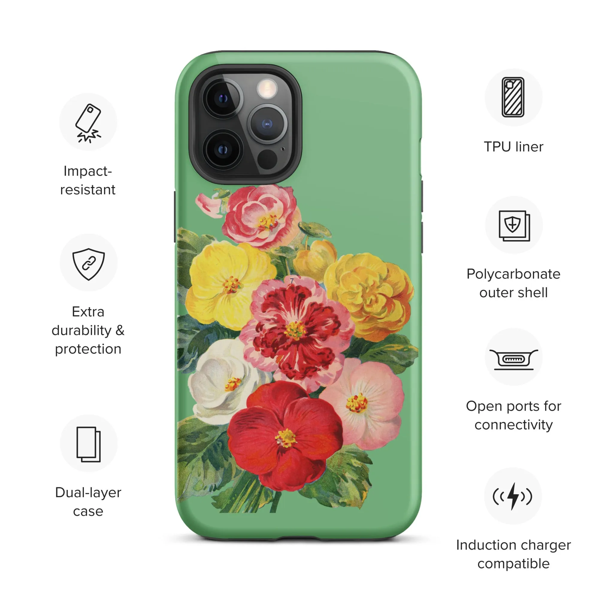 Vintage Flower  Tough iPhone case