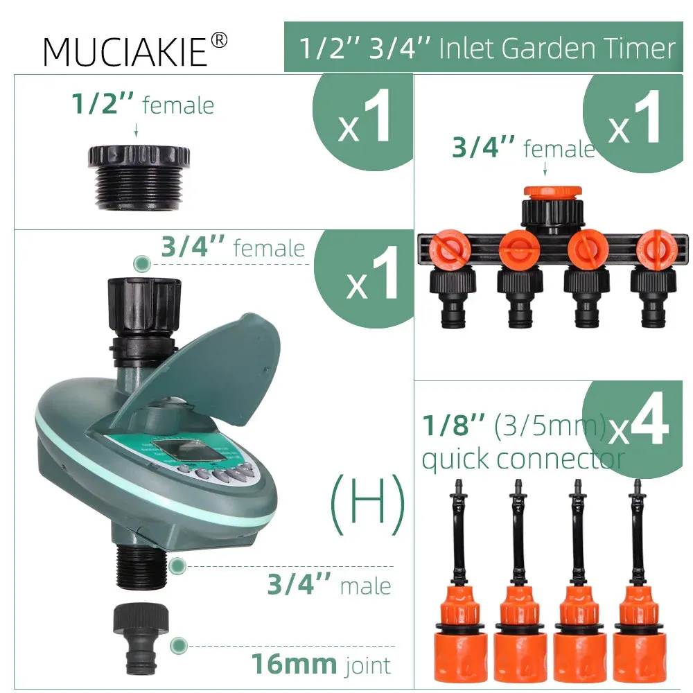 Watering Timer with Smart Home Programming, LCD Display Controller