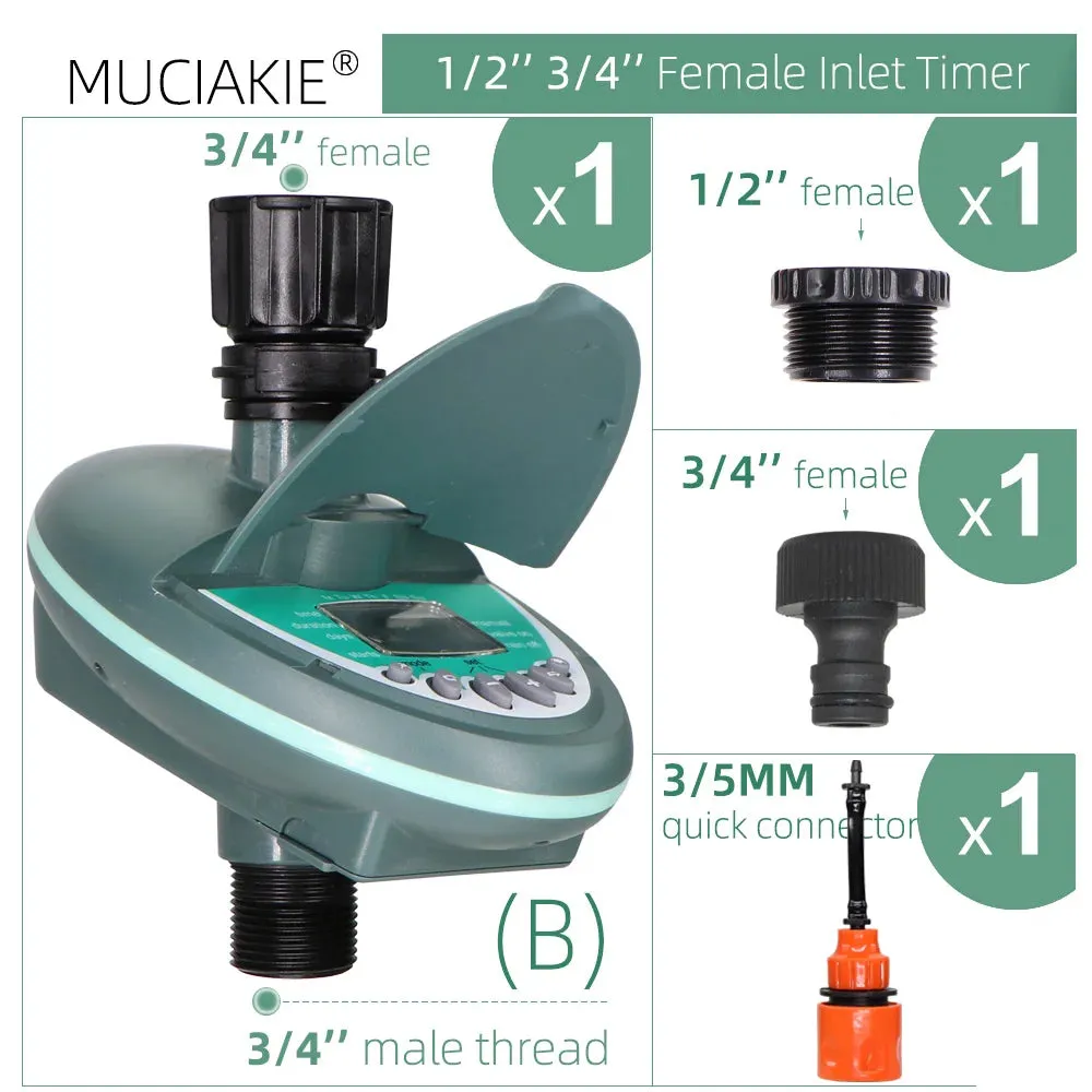 Watering Timer with Smart Home Programming, LCD Display Controller