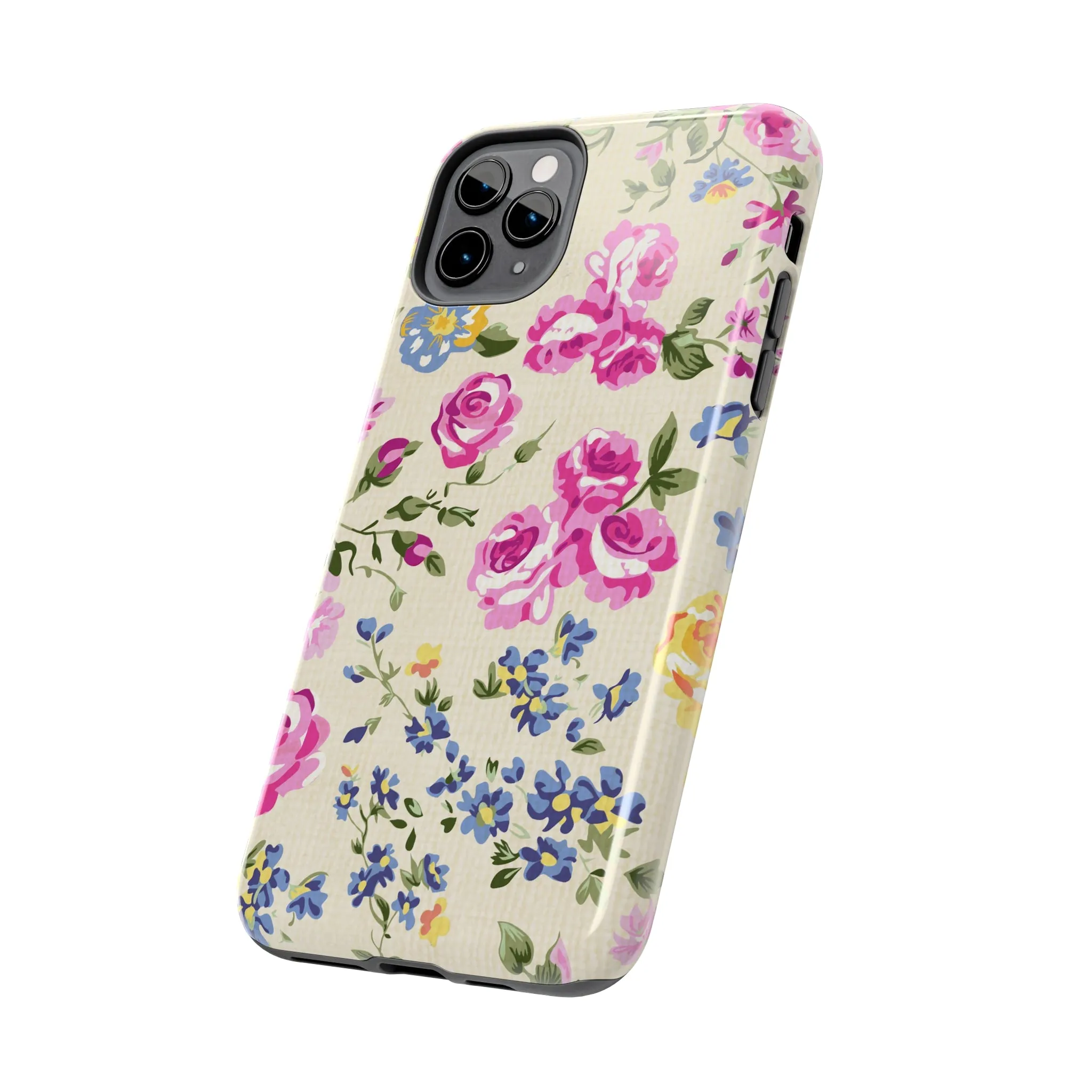 Western Pink Roses Design Tough Phone Case compatible with a large variety of iphone models