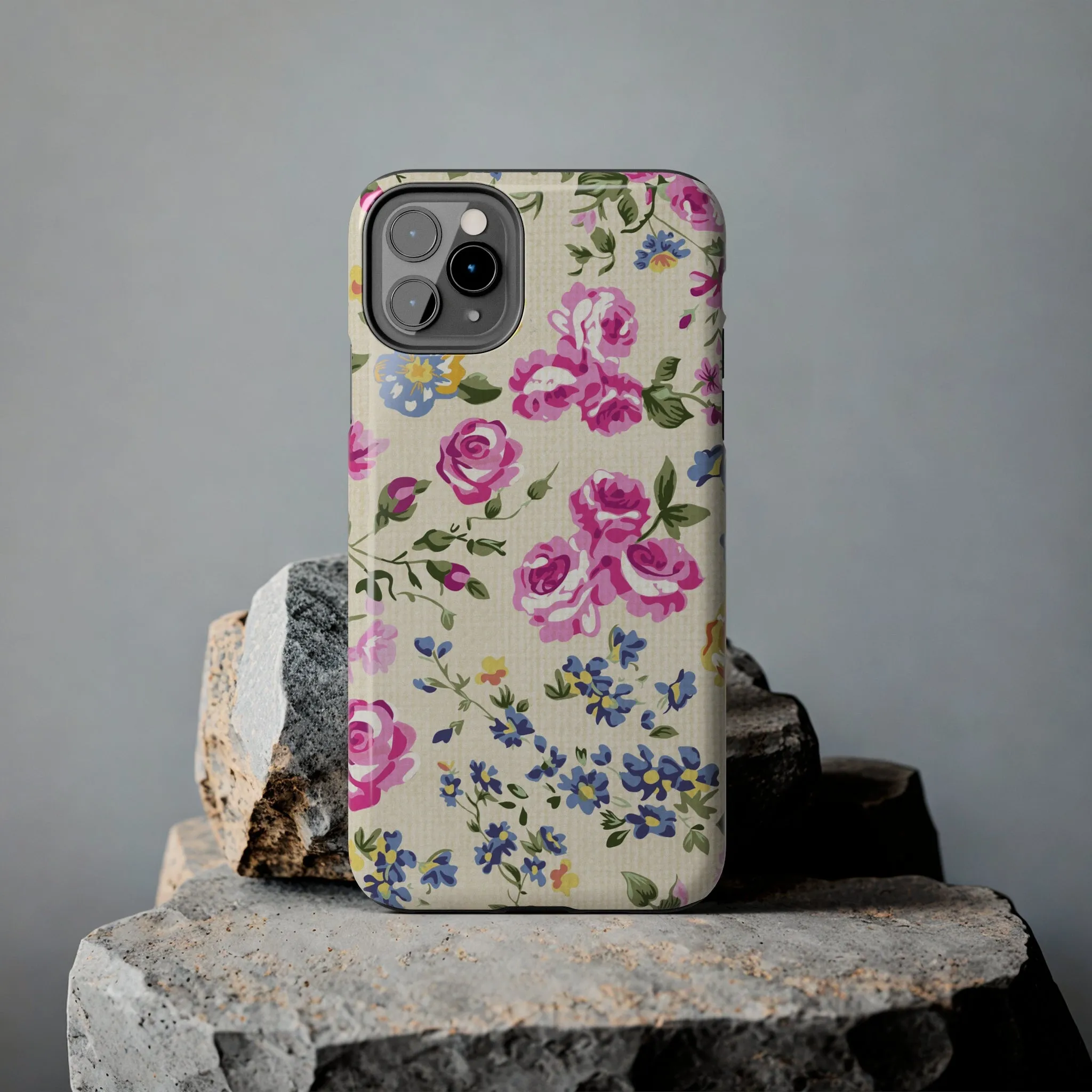 Western Pink Roses Design Tough Phone Case compatible with a large variety of iphone models