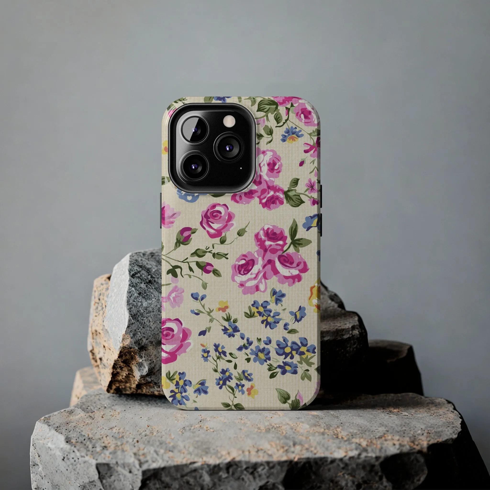 Western Pink Roses Design Tough Phone Case compatible with a large variety of iphone models