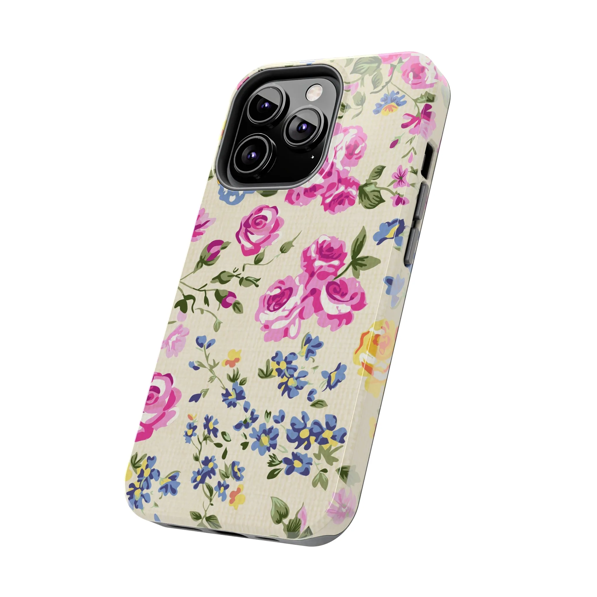 Western Pink Roses Design Tough Phone Case compatible with a large variety of iphone models