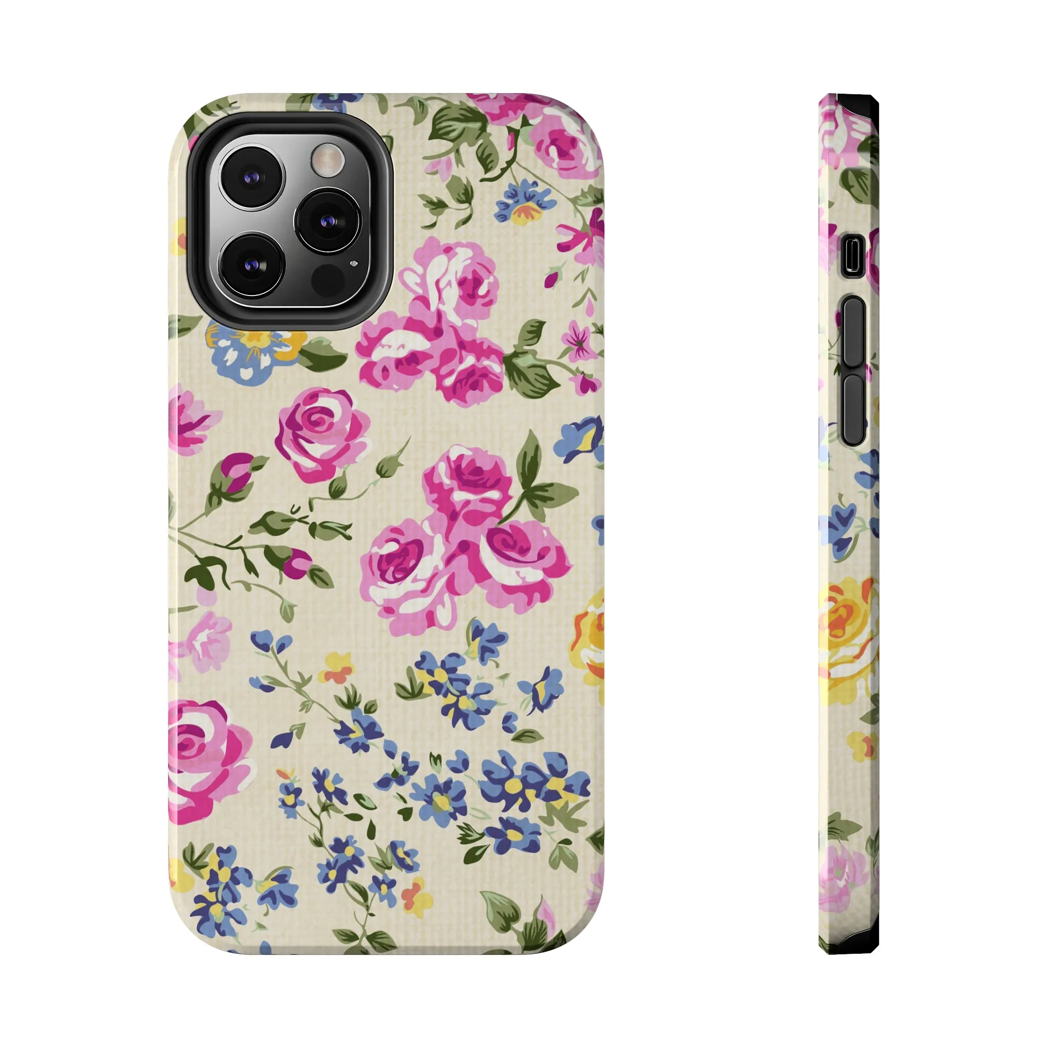 Western Pink Roses Design Tough Phone Case compatible with a large variety of iphone models