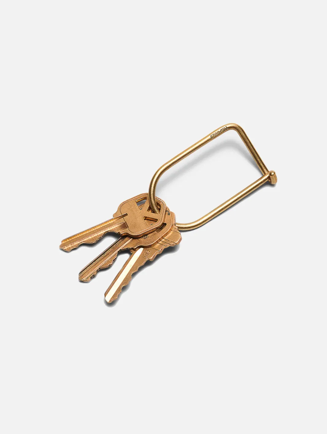 Wilson Brass Keyring