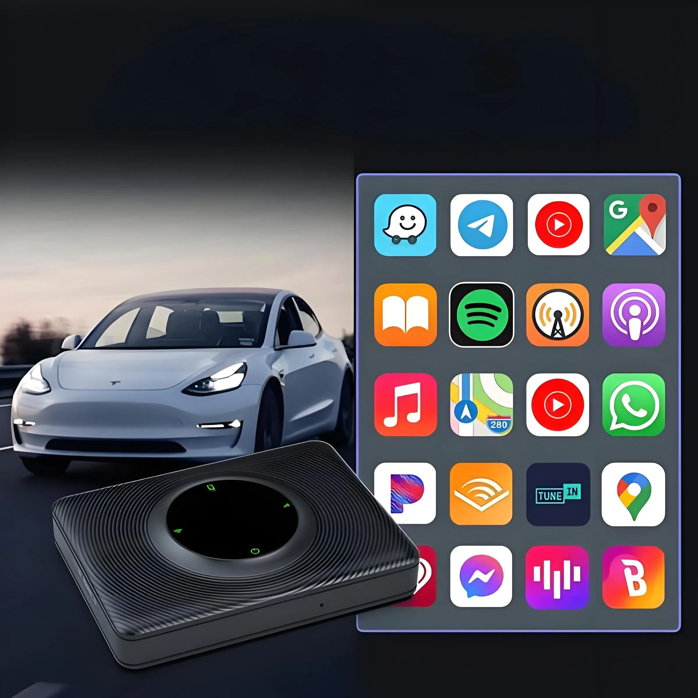 Wireless Apple CarPlay Adapter for Tesla