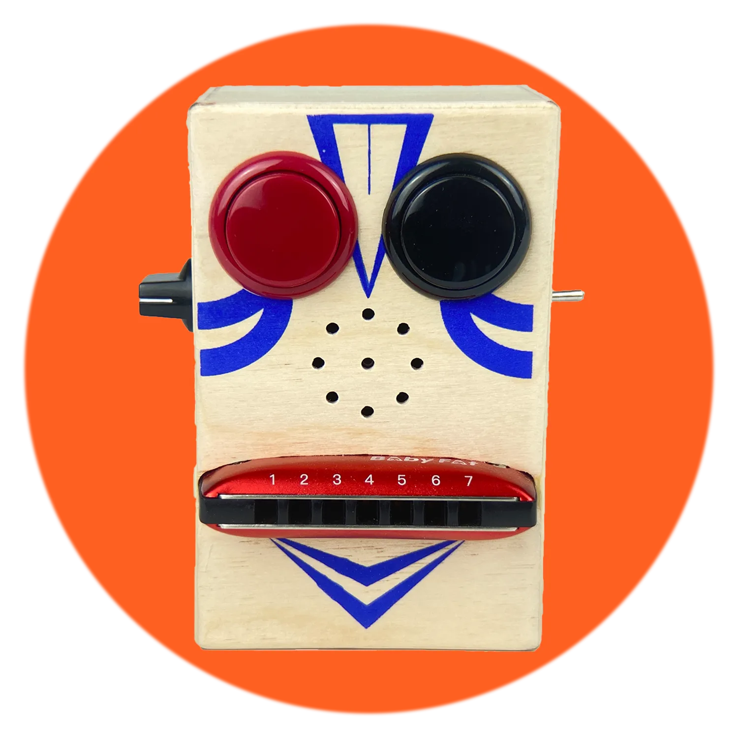 Zippy | Harmonica Audio Recorder Sound Toy With Loop Effect