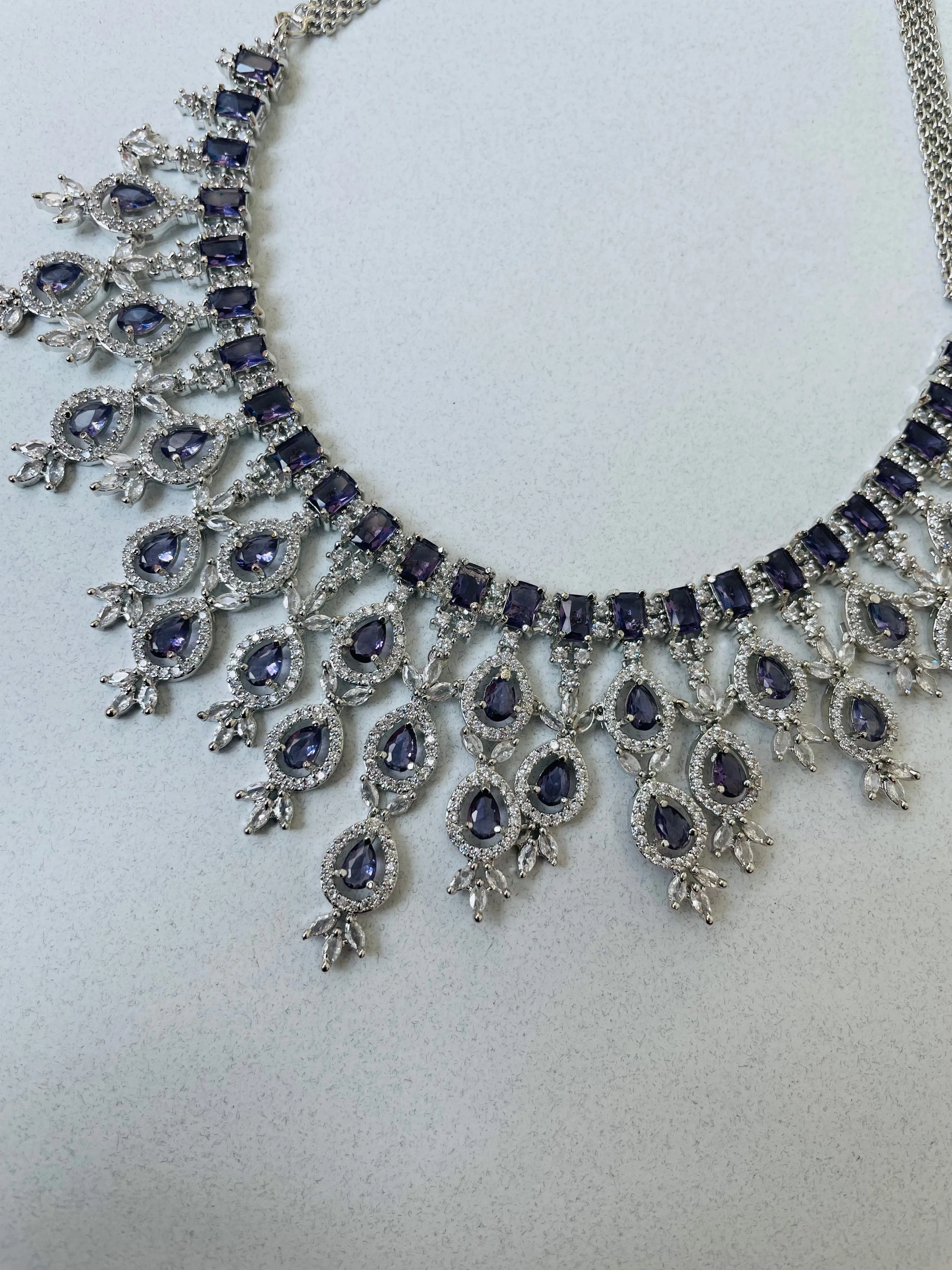 ZIRCONIA BRIDAL NECKLACE - Elegance33